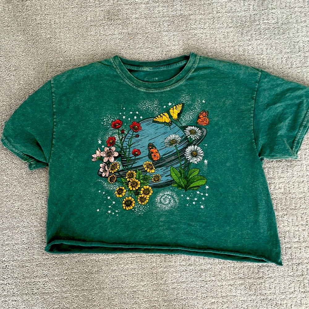 Cropped Vintage T Shirt